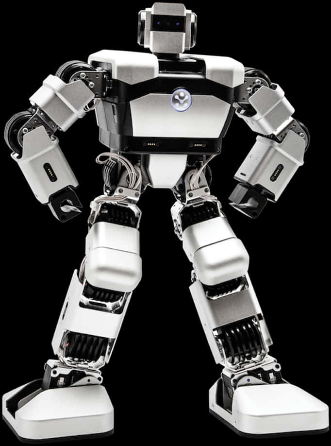 Advanced Humanoid Robot Design PNG image
