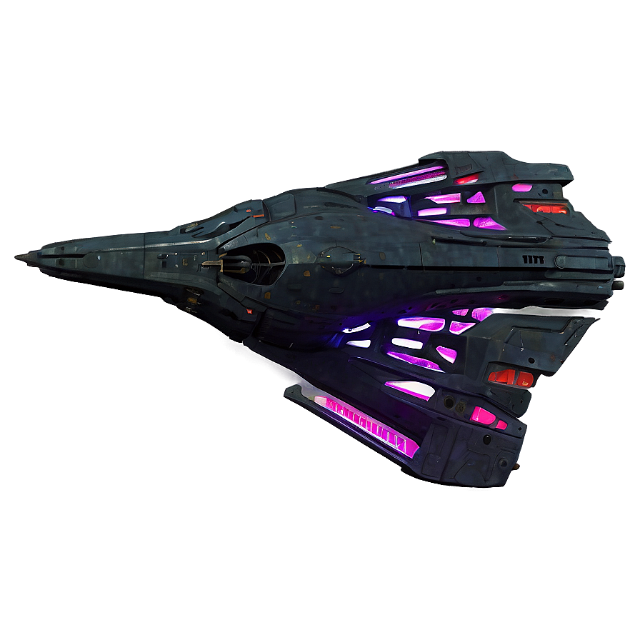 Advanced Starship Model Png Uxb PNG image