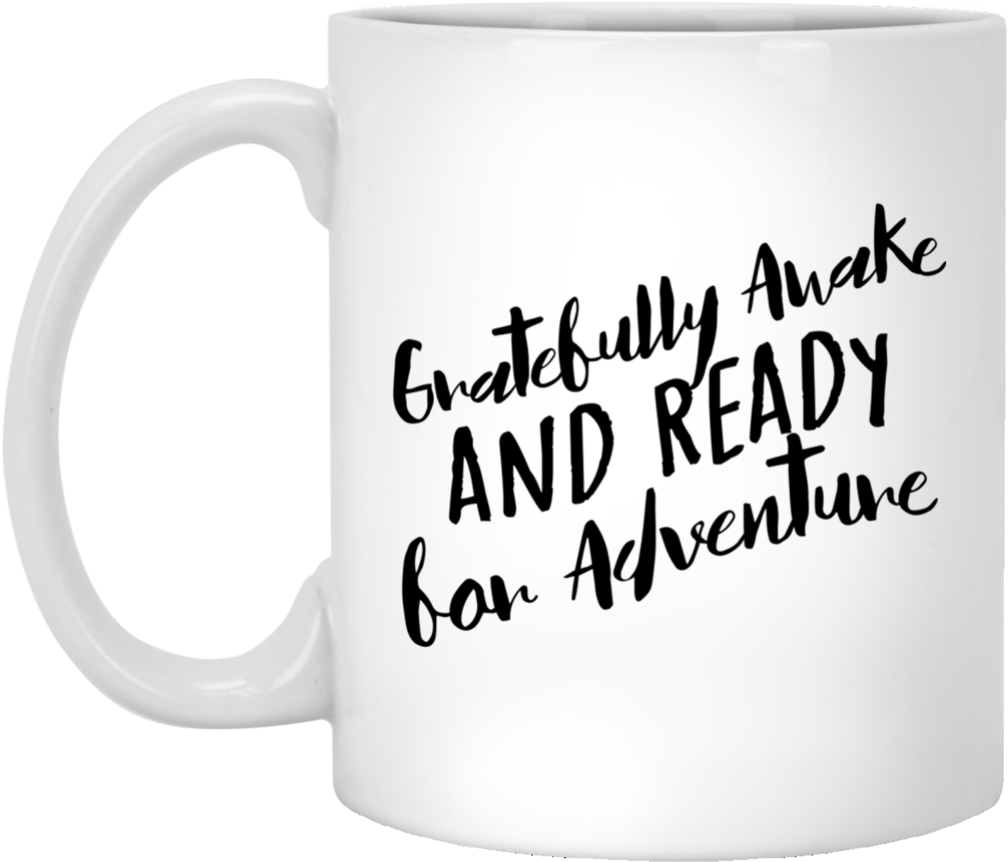 Adventure Ready Mug Print PNG image