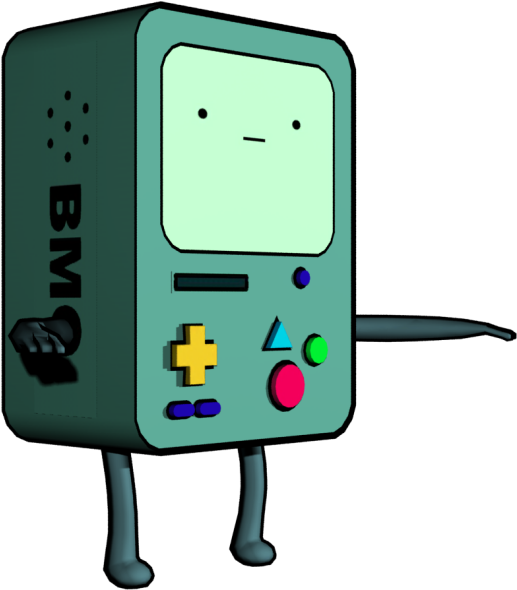Adventure Time Animated Character B M O PNG image