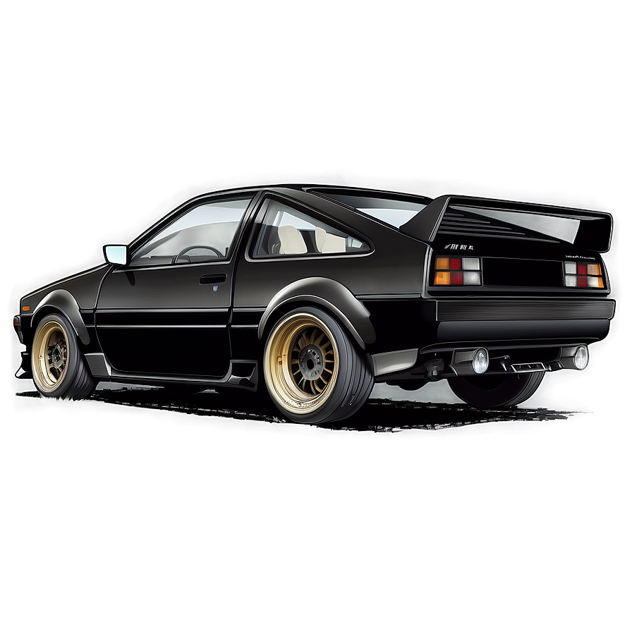 Ae86 Detailed Sketch Png 06242024 PNG image