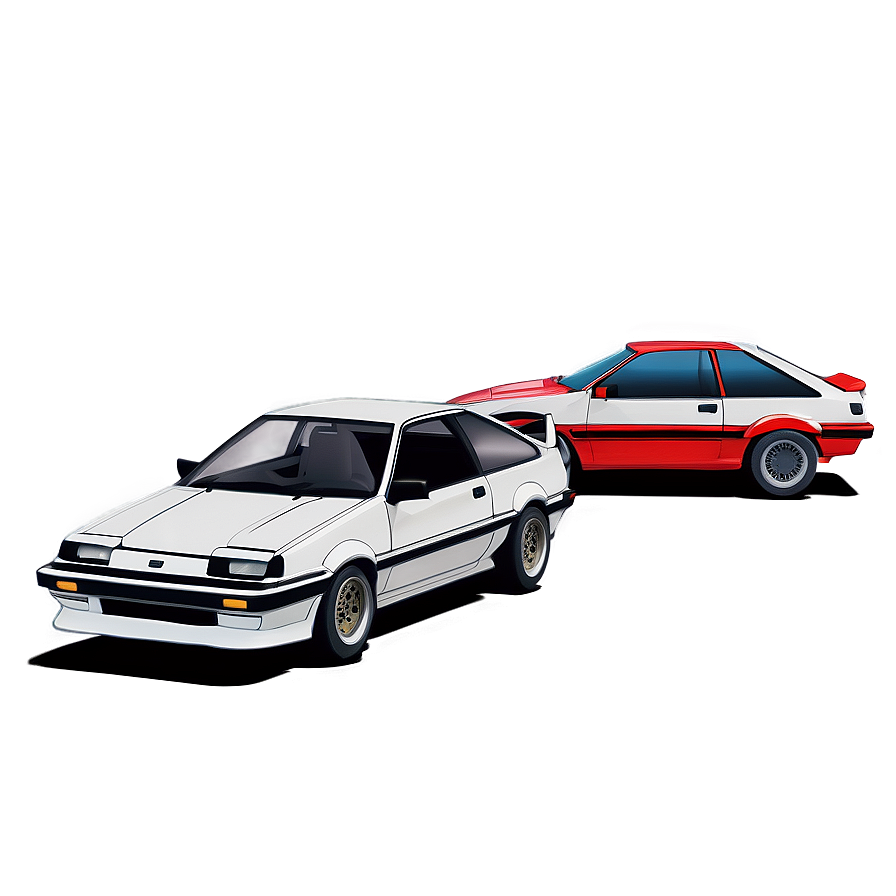 Ae86 Drifting Scene Png Dnr PNG image