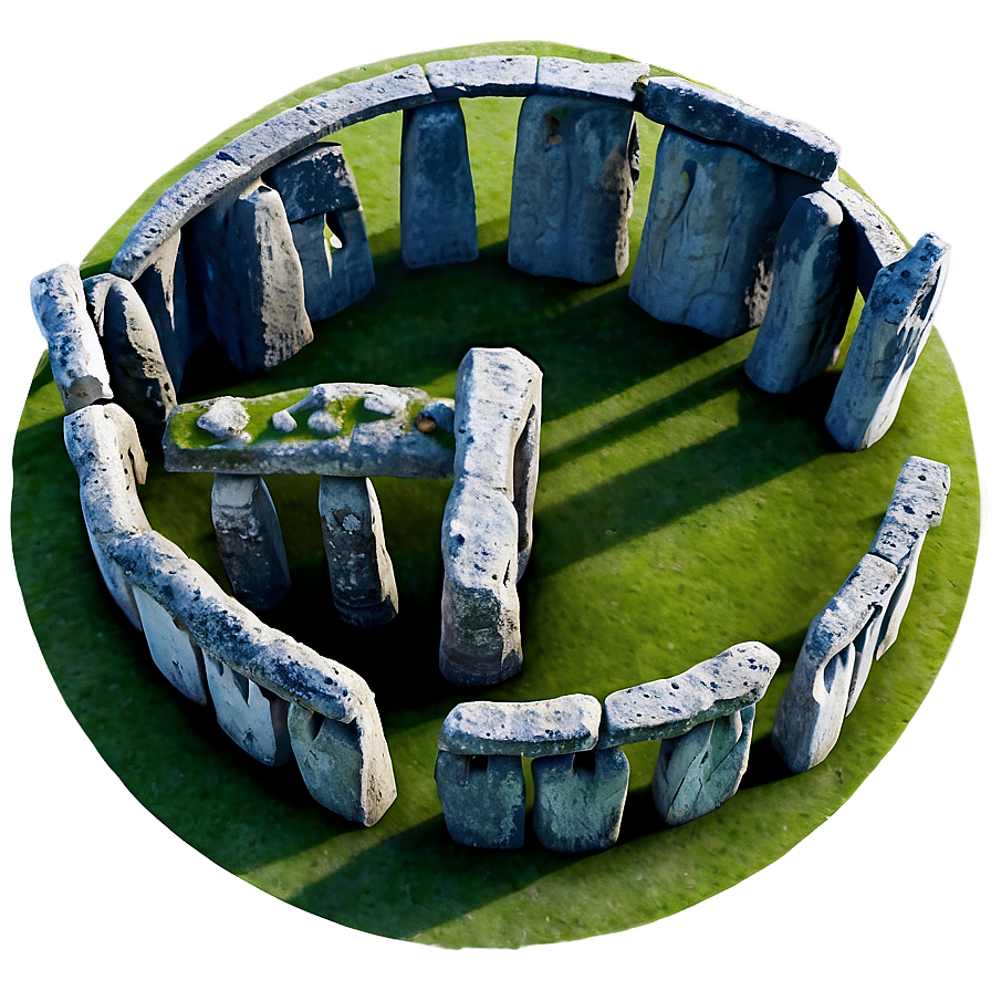 Aerial View Of Stonehenge Monument Png 06252024 PNG image