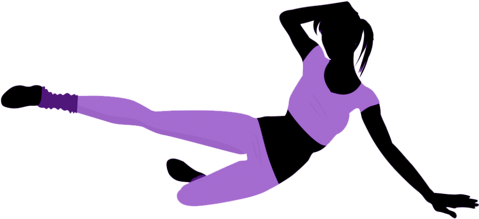 Aerobic_ Exercise_ Silhouette_ Vector PNG image