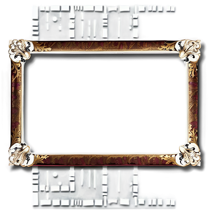 Aesthetic Frame Border Png Pbu79 PNG image