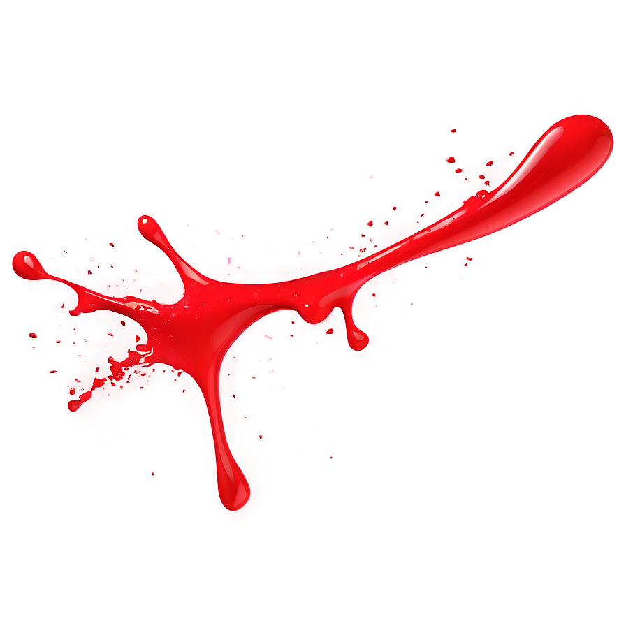 Aesthetic Red Splatter Png 06132024 PNG image