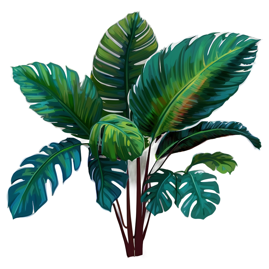 Aesthetic Tropical Plant Png 06272024 PNG image