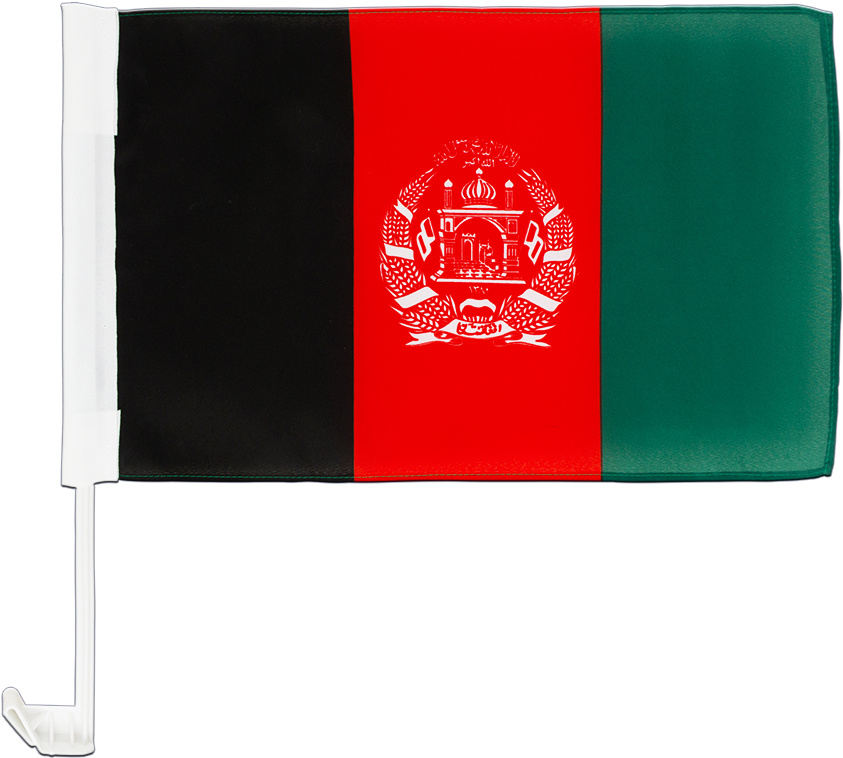 Afghanistan Flag Car Mounted PNG image