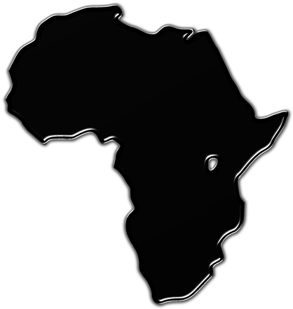 Africa Continent Outline PNG image