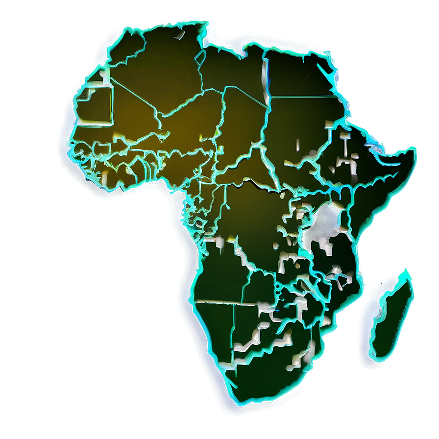 Africa Outline B PNG image