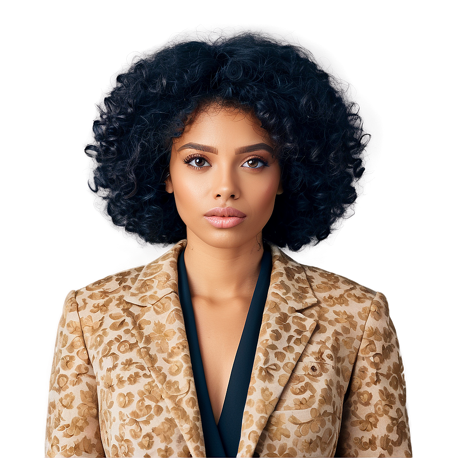 Afro Curly Hair Texture Png 05242024 PNG image