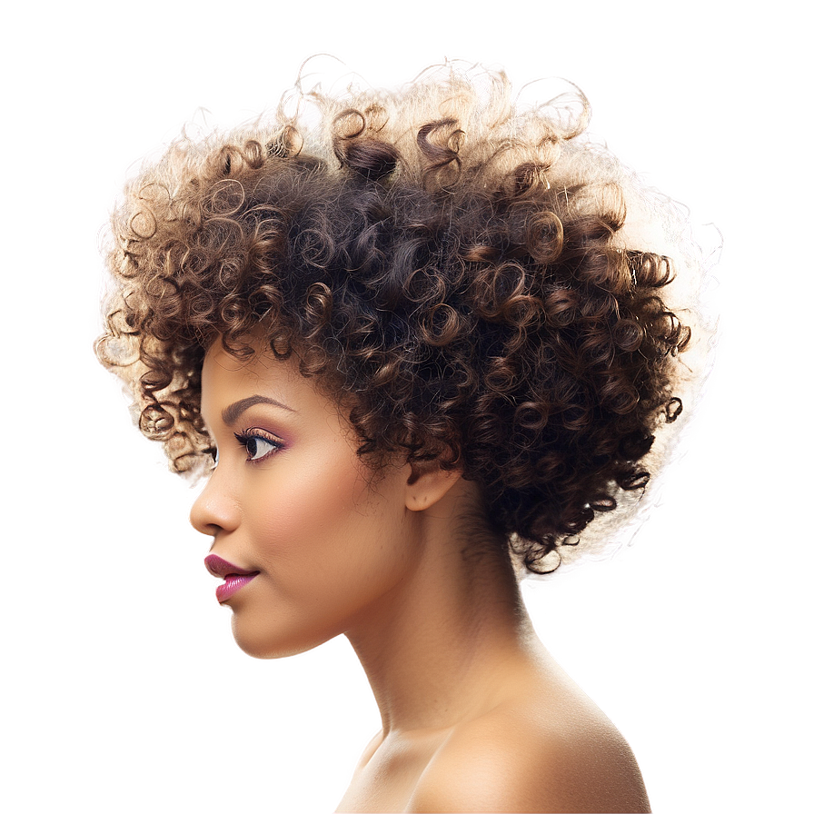 Afro Perm Transformation Png Aoi PNG image