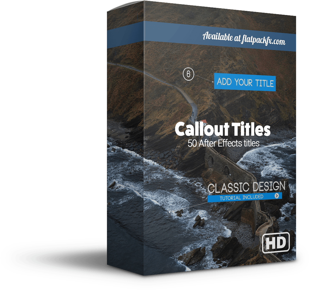 After Effects Callout Titles Box PNG image