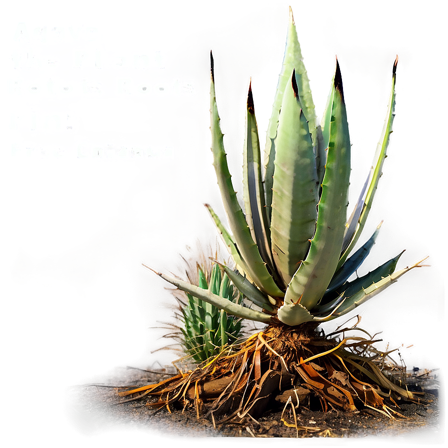 Agave Plant With Roots Png 7 PNG image