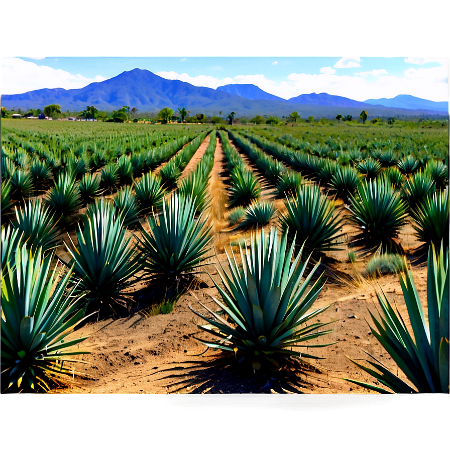 Agave Tequila Field Mexico Png Iep5 PNG image