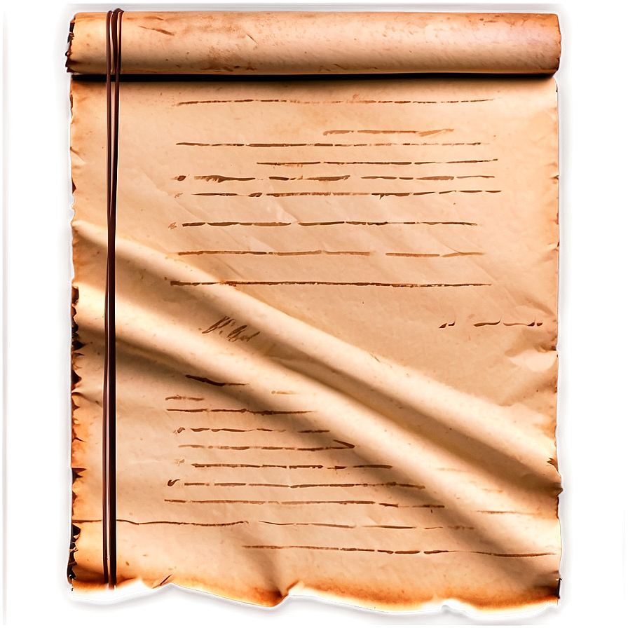 Aged Burned Paper Png 20 PNG image