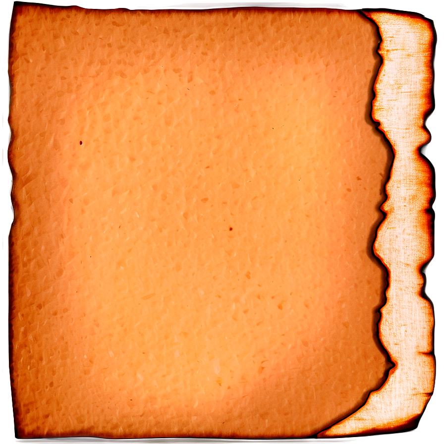 Aged Burned Paper Png 30 PNG image