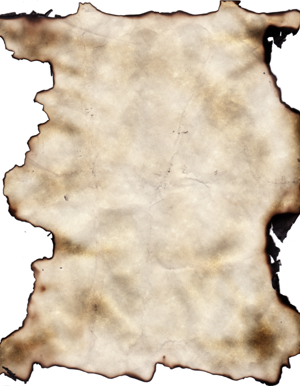 Aged Burnt Paper Texture PNG image