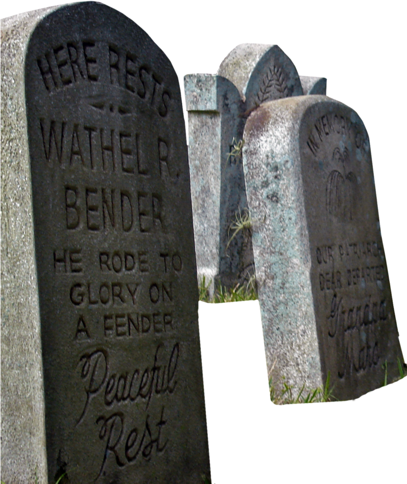 Aged Gravestones Epitaphs PNG image