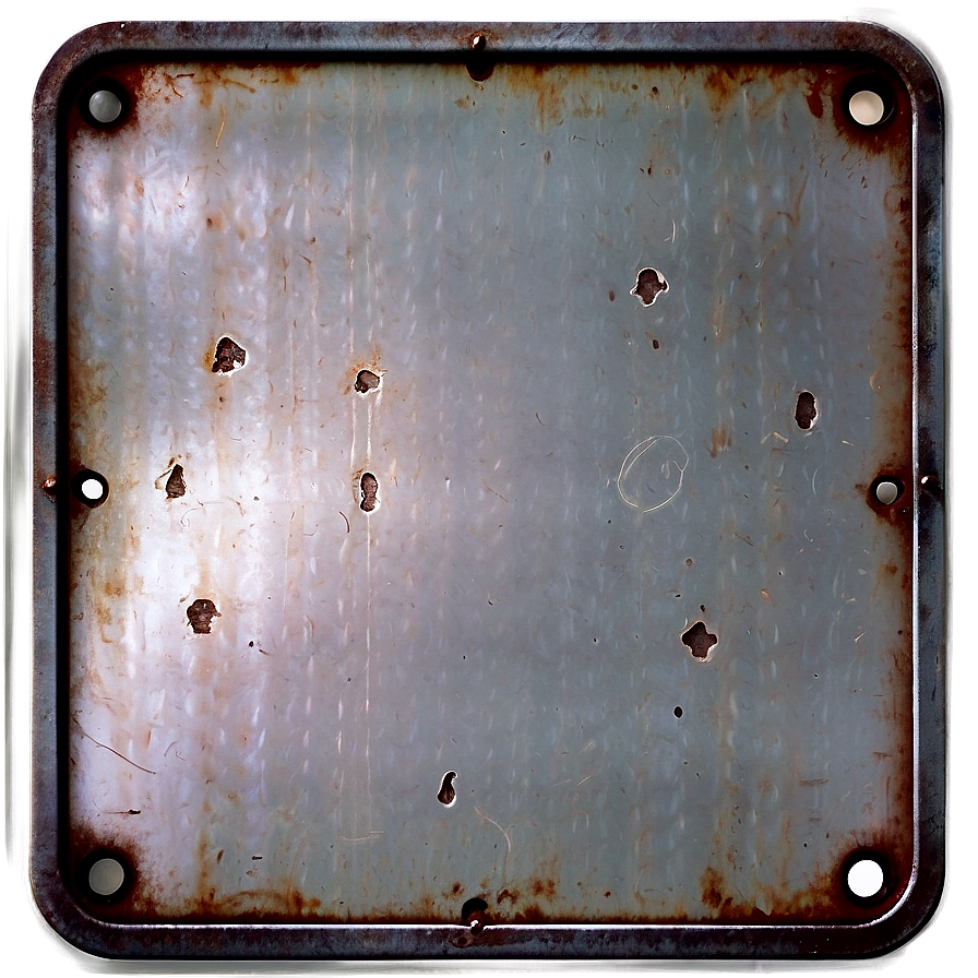 Aged Metal Plate Background Png 06272024 PNG image