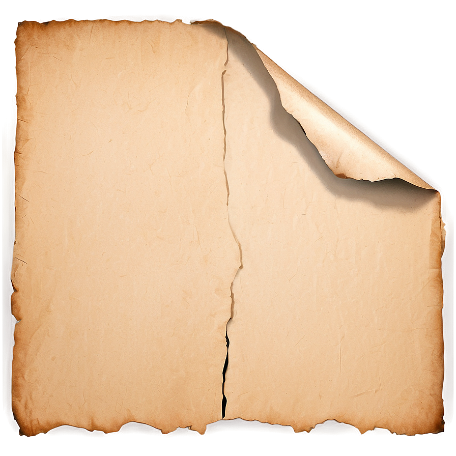 Aged Paper Rip Png Buy85 PNG image