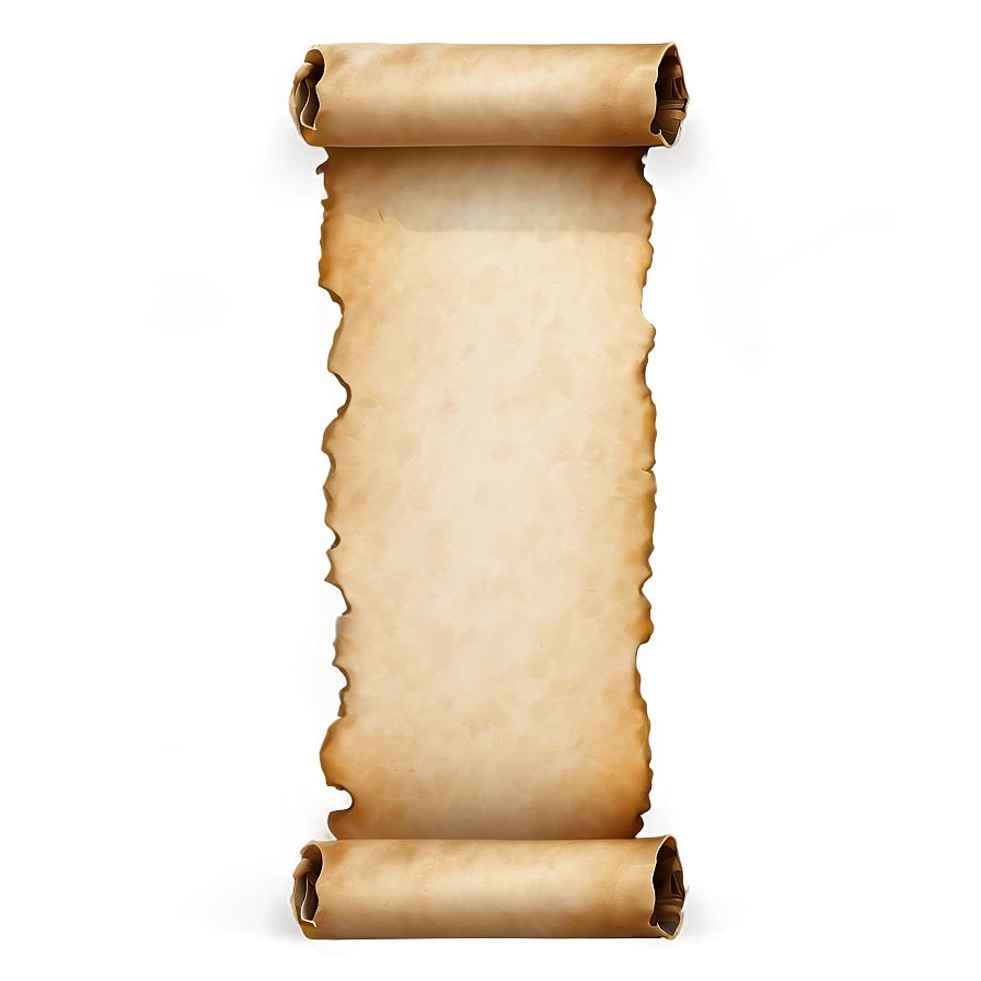 Aged Paper Scroll Png 31 PNG image