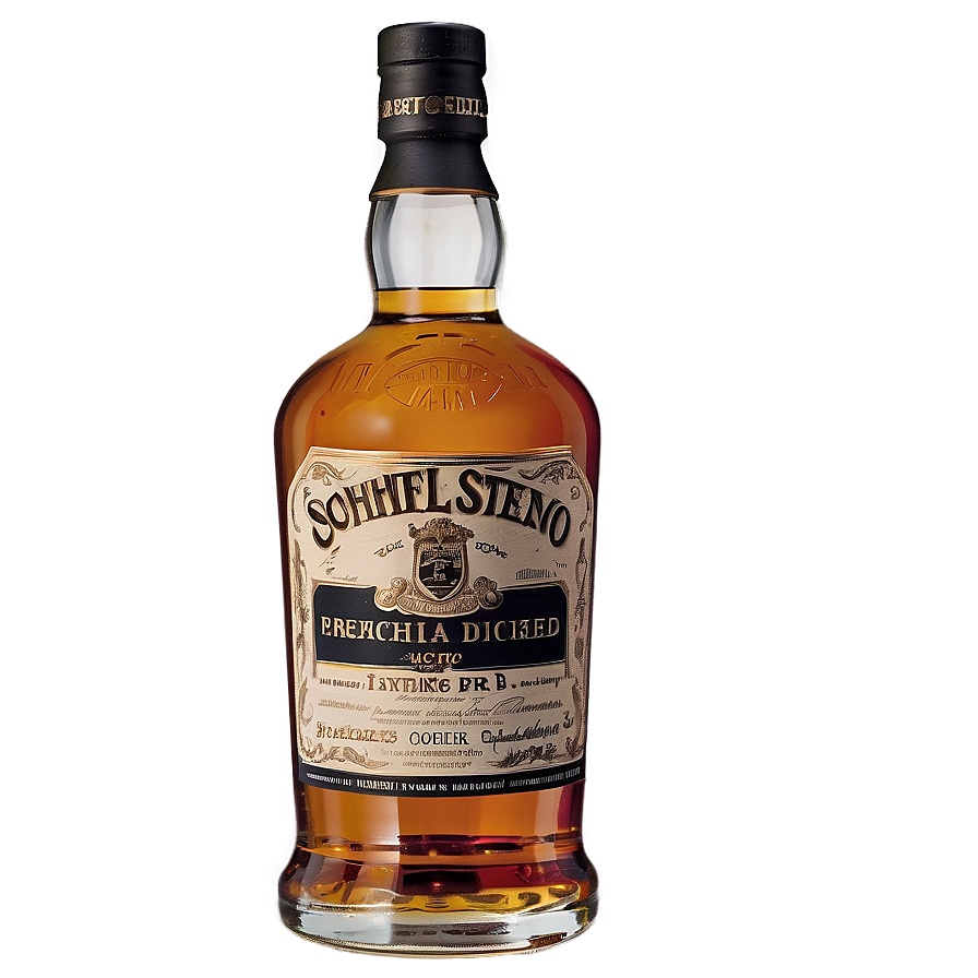 Aged Scotch Whisky Bottle Png 90 PNG image