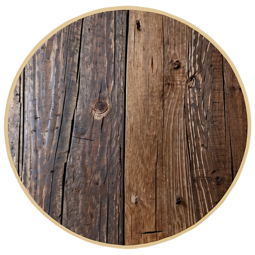 Aged Wood Circle Visual Png Axi38 PNG image