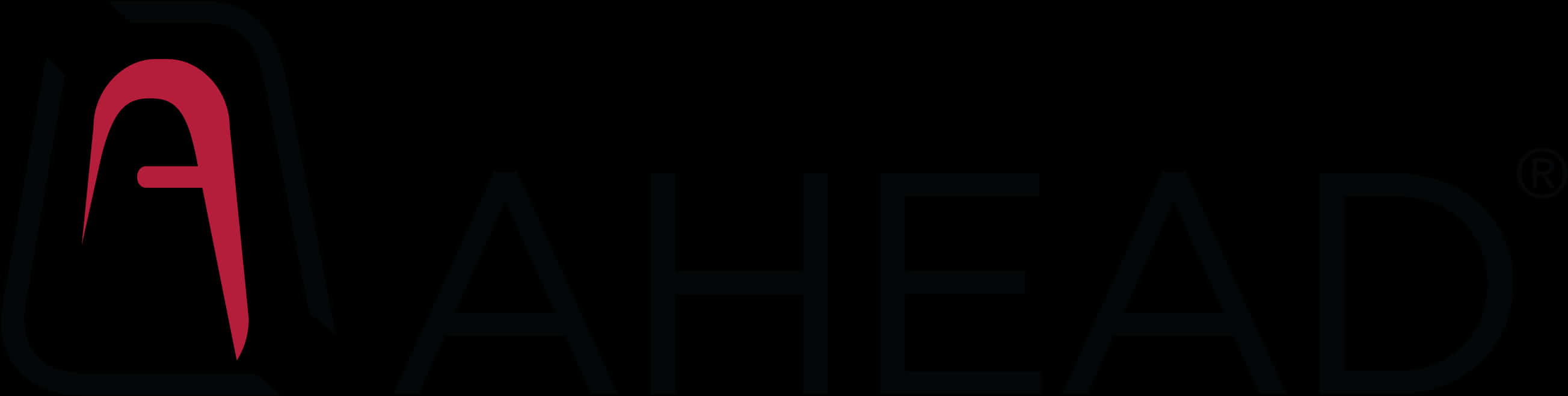 Ahead Logo Redand Black PNG image