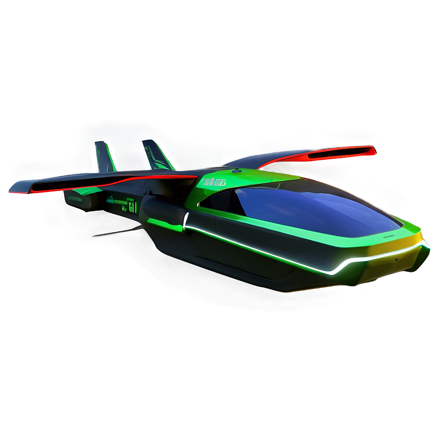 Ai-driven Flying Car Png 06202024 PNG image