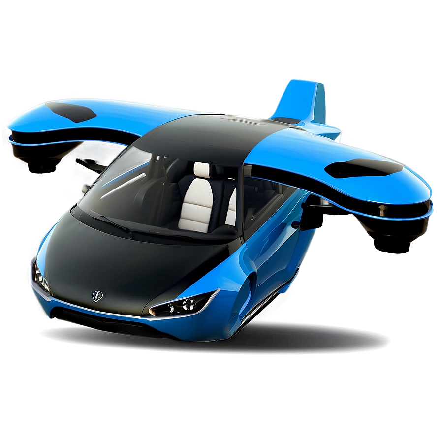 Ai-driven Flying Car Png 06202024 PNG image