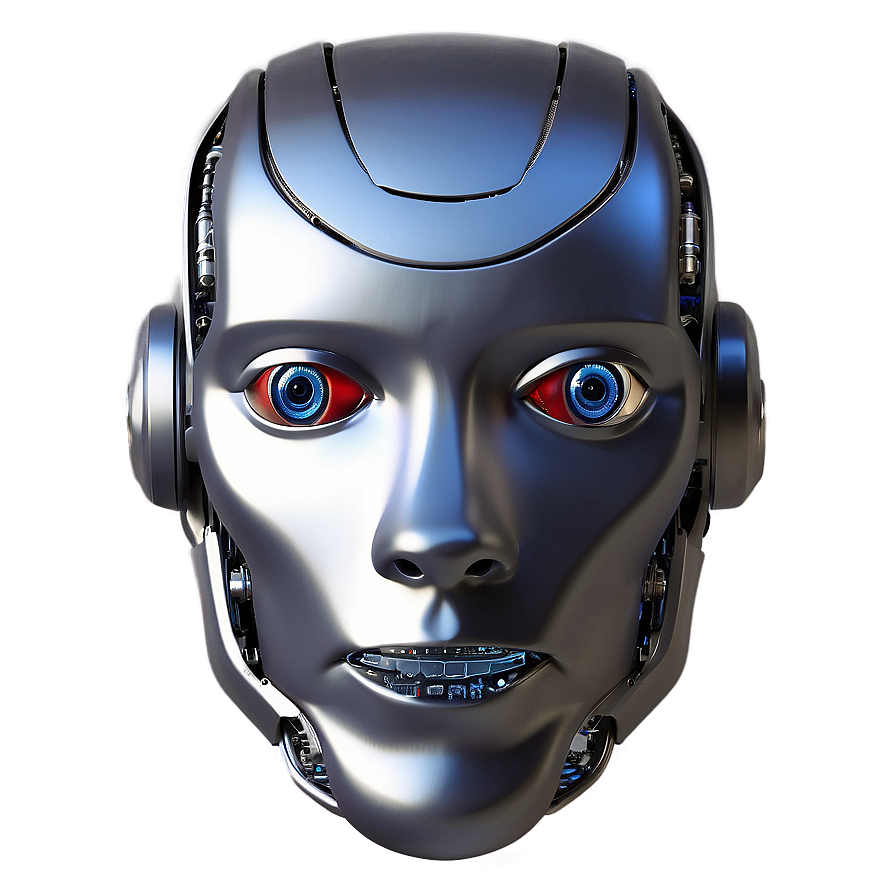 Ai Robot Head Illustration Png Uad90 PNG image