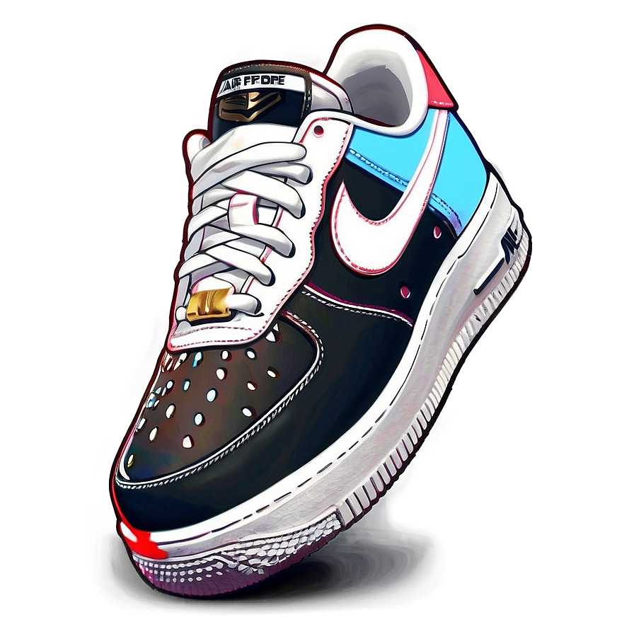 Air Force 1 Anime Custom Png 06212024 PNG image