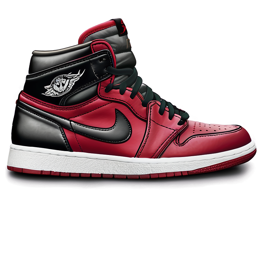 Air Jordan 1 Chicago Bulls Colorway Png Kka26 PNG image