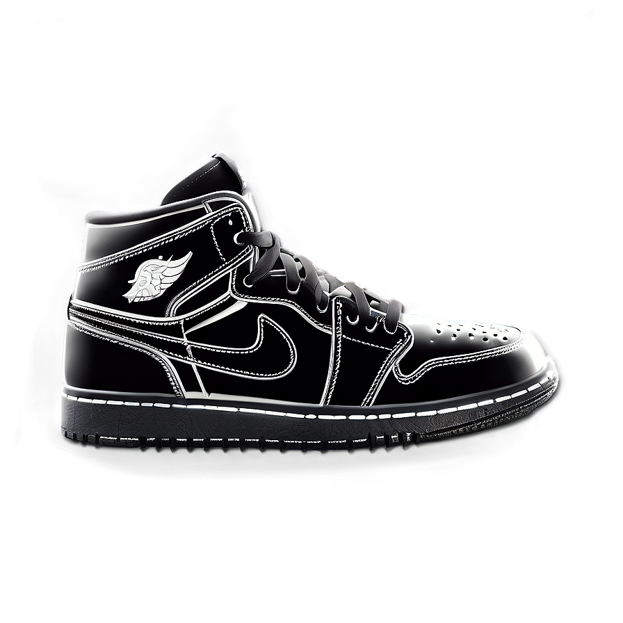 Air Jordan 1 Cyber Monday Edition Png Aay51 PNG image