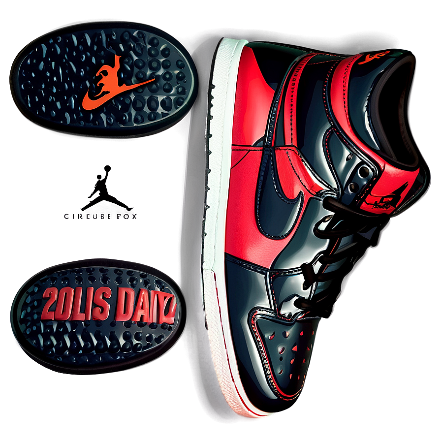 Air Jordan 1 Low Cut Design Png Emp PNG image