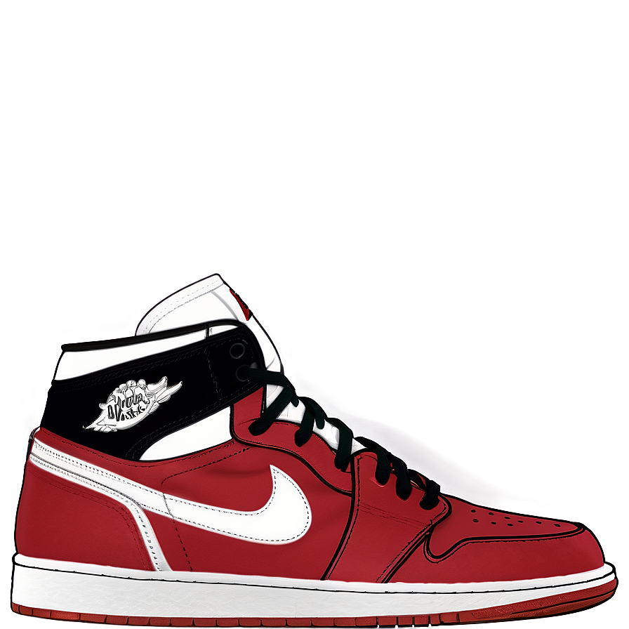 Air Jordan 1 Sneaker Png Gtm PNG image