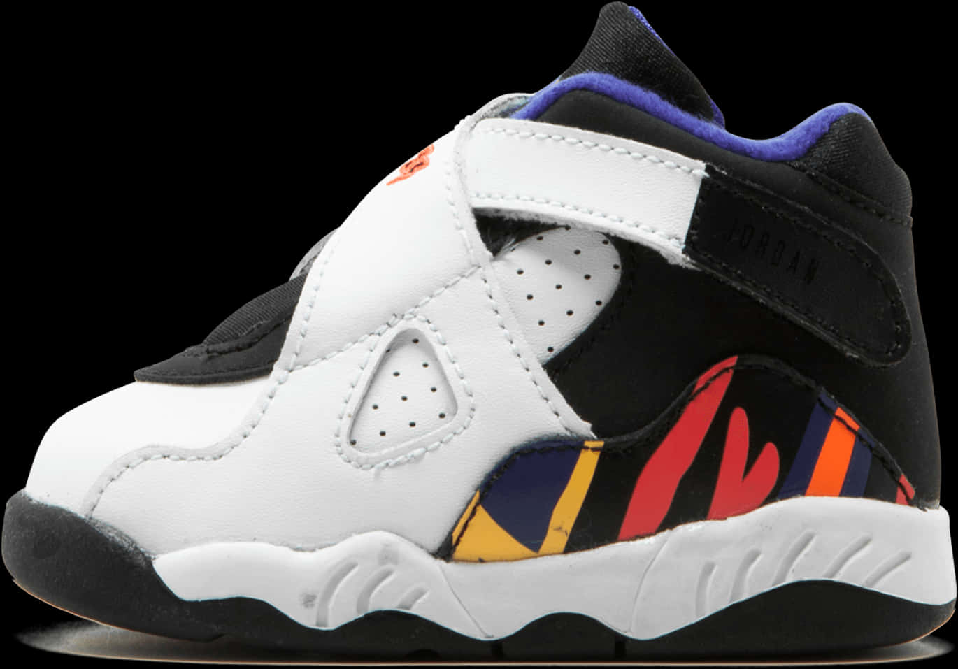 Air Jordan Colorful Kids Sneaker PNG image
