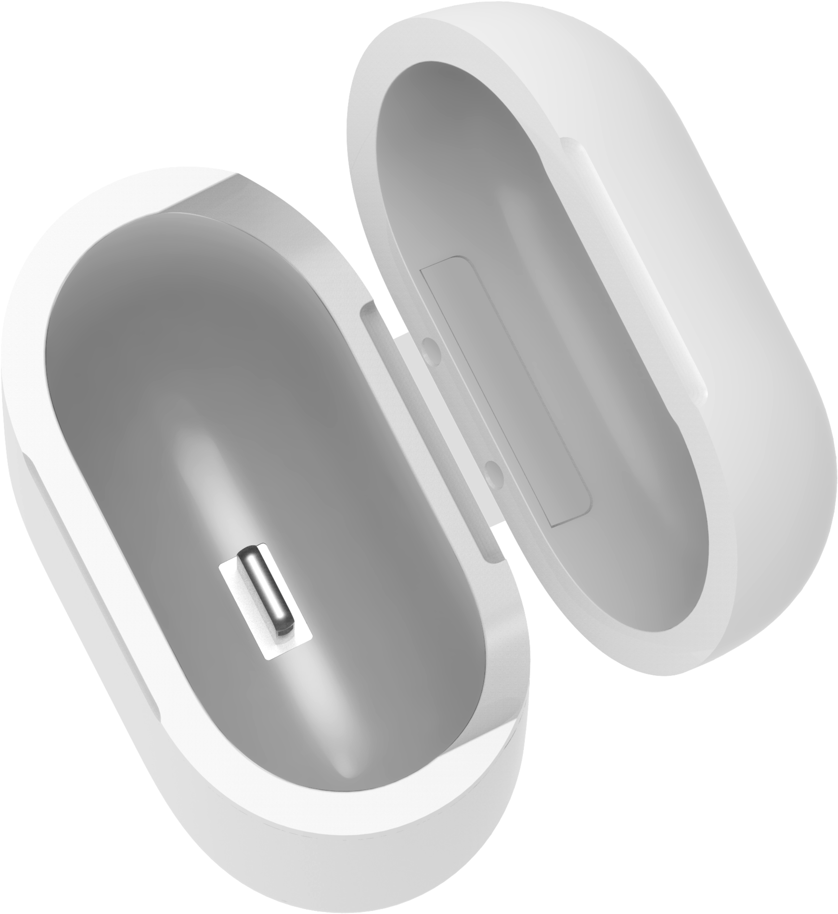 Air Pods Charging Case Open View PNG image