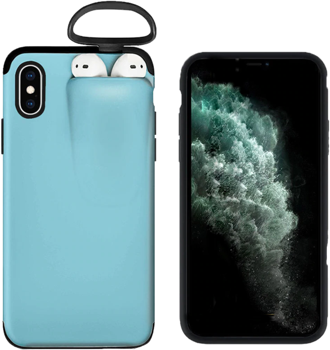 Air Podsin Casewithi Phone11 PNG image