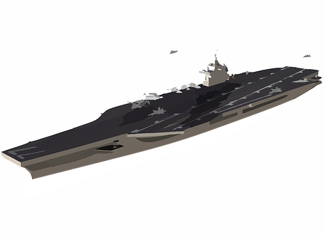 Aircraft Carrier Illustration PNG image
