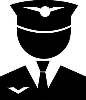 Airplane Silhouette Against Dark Background PNG image