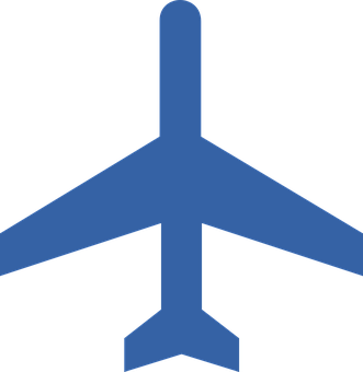 Airplane Silhouette Graphic PNG image