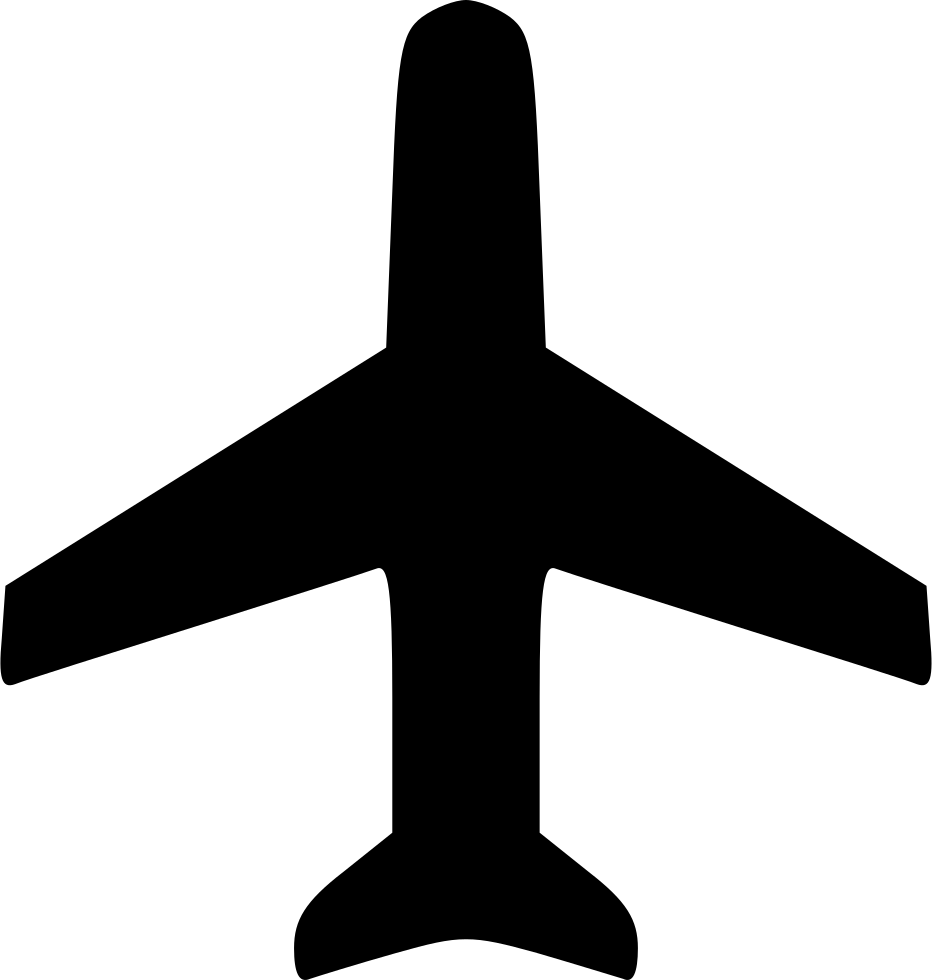 Airplane Silhouette Graphic PNG image