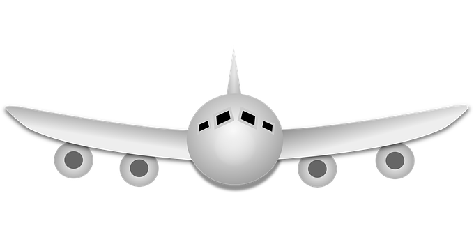 Airplane Silhouette Graphic PNG image