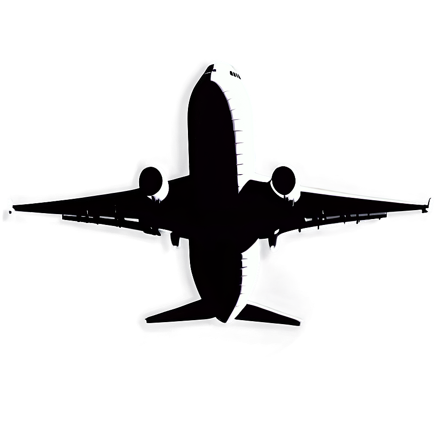 Airplane Silhouette Png Fqe PNG image