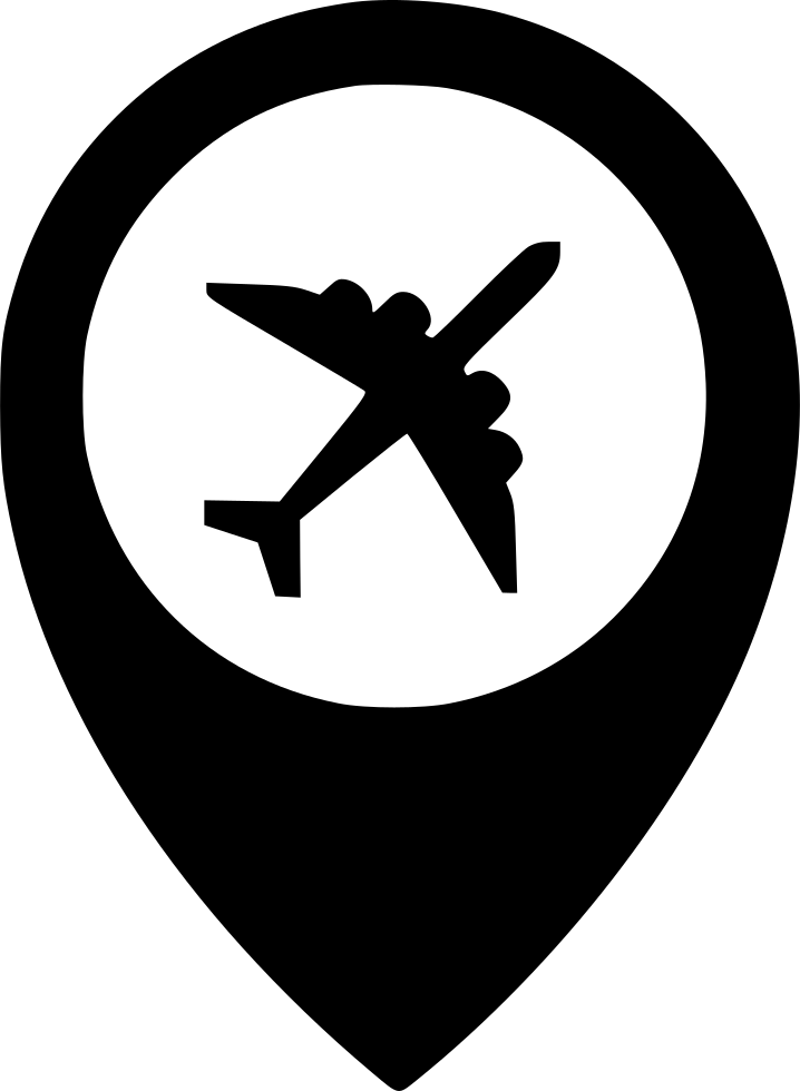 Airport Location Icon PNG image