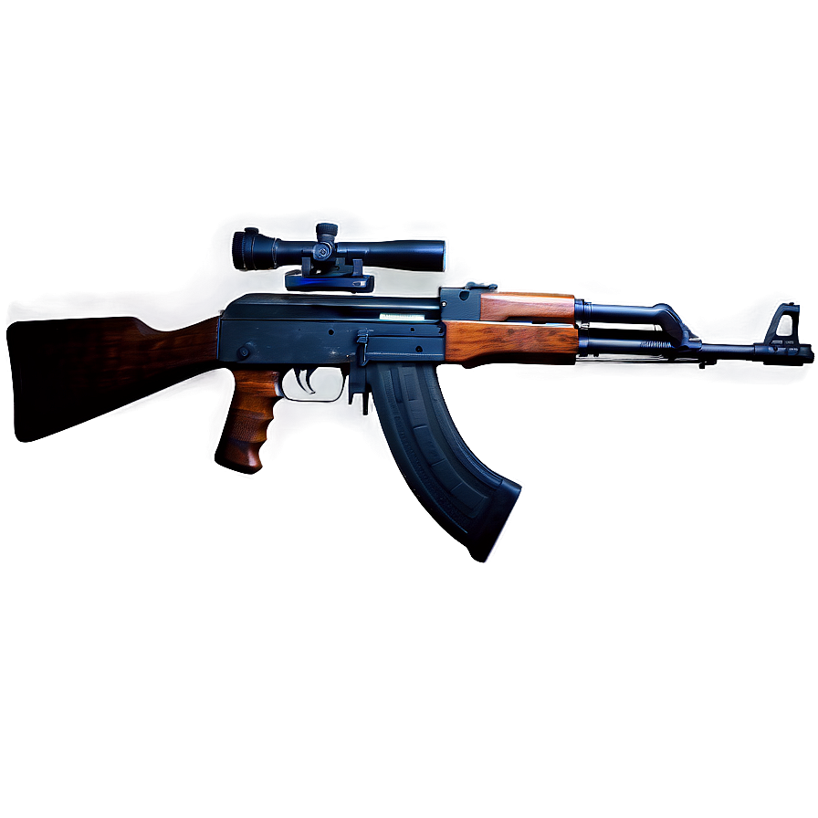 Ak 47 With Scope Png 97 PNG image