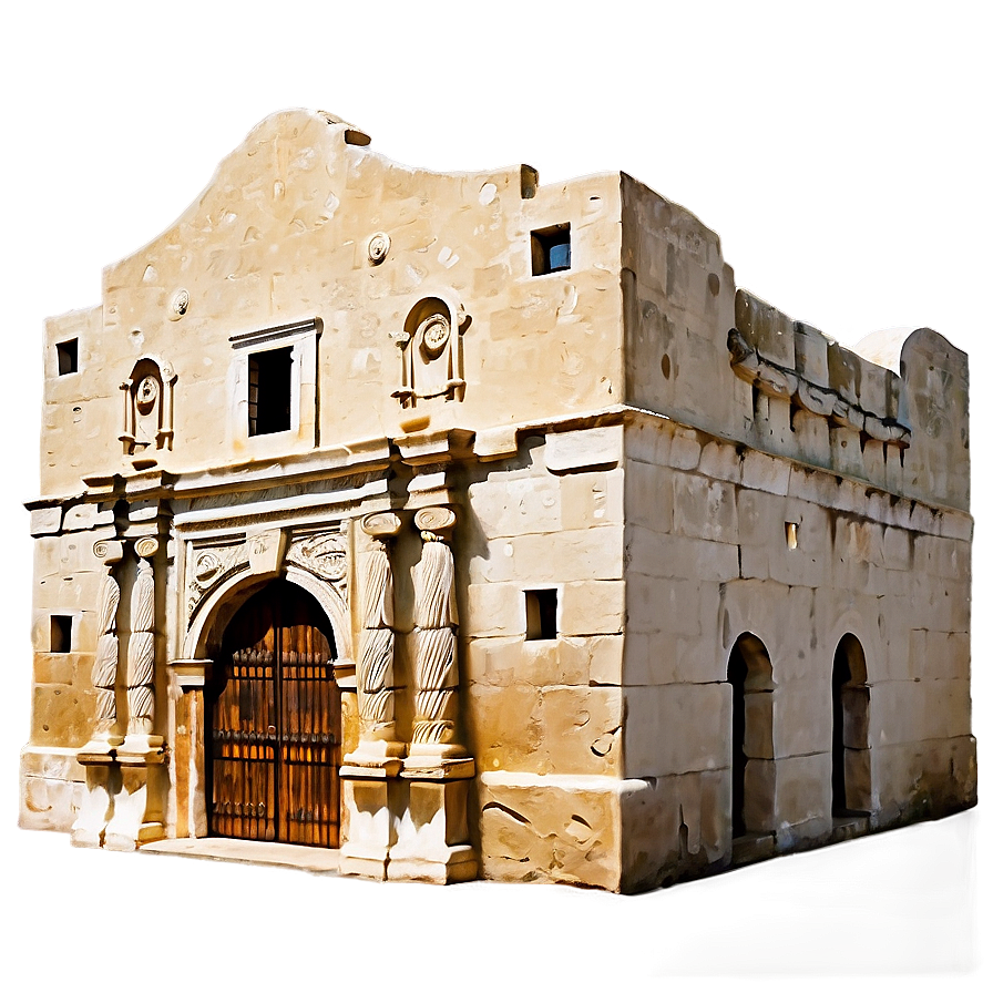 Alamo Mission In San Antonio Png 05212024 PNG image