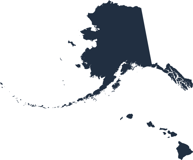 Alaska Silhouette Map PNG image